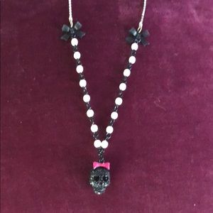 Betsey Johnson Skull necklace